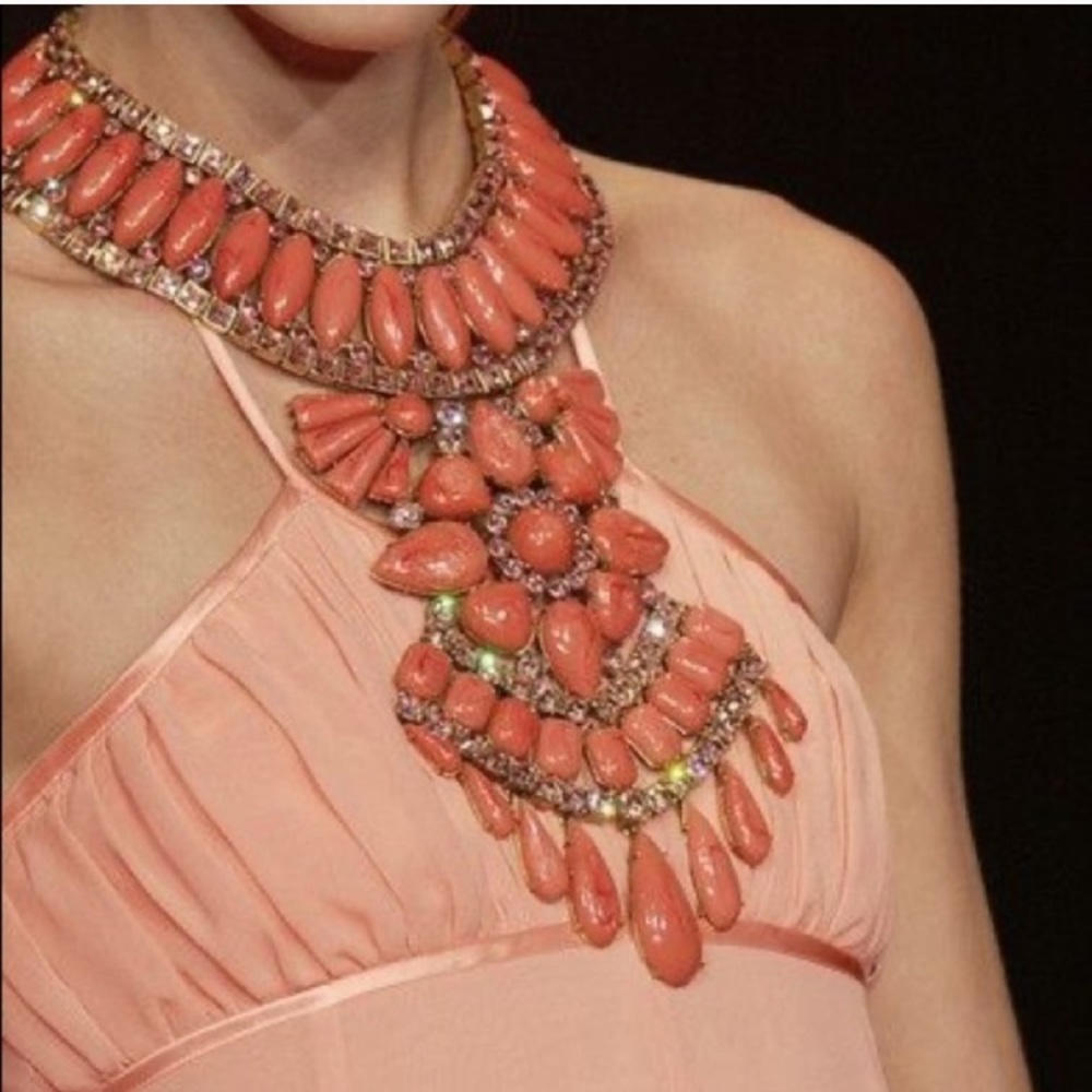 Andrew GN couture bib necklace